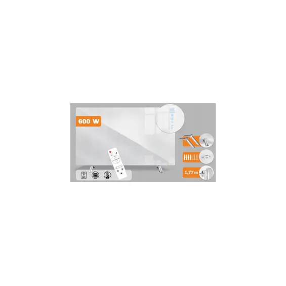 Berdsen BD-984 infracrveni panel grijalica 600 W Wi‑Fi bijela