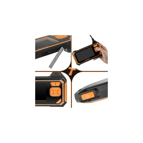 Bigstren 19376-Endoskopska kamera s ekranom 4.3” Full HD