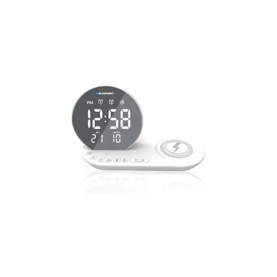 Blaupunkt CR85WH Charge radio budilica s Qi punjenjem, bijela