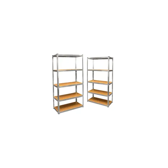 BLOW 69-110 – Metalni skladišni regal s 5 polica, 180 × 90 × 40 cm, nosivost 900 kg, set 2 komada