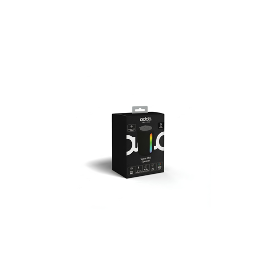 Bluetooth zvučnik Adda Collins SP-009-BK, Wave mini, 5W, FM, RGB, crna
