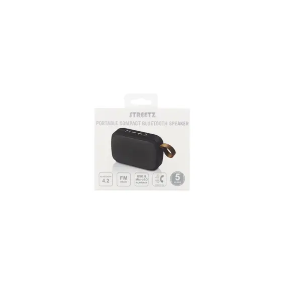 Bluetooth zvučnik, STREETZ  CM688 Portable, crni