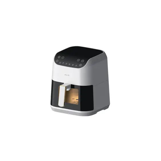 Deerma DEM‑KZ130W — Air fryer 5,5 L, 1300 W | Stakleni prozor & tajmer
