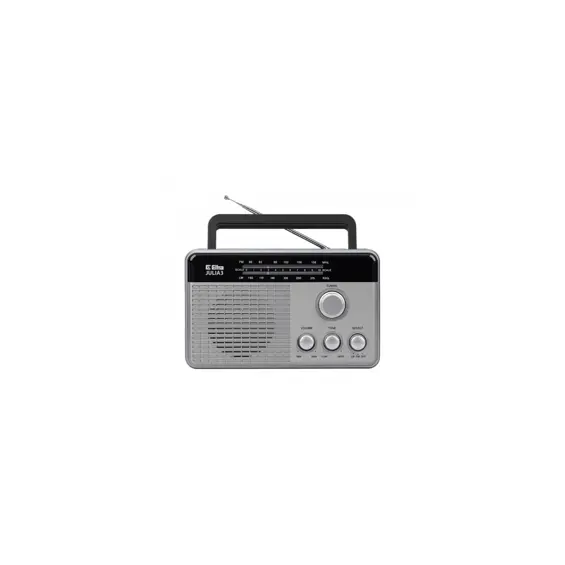 ELTRA Julia 3 prijenosni analogni radio FM/LW, srebrni