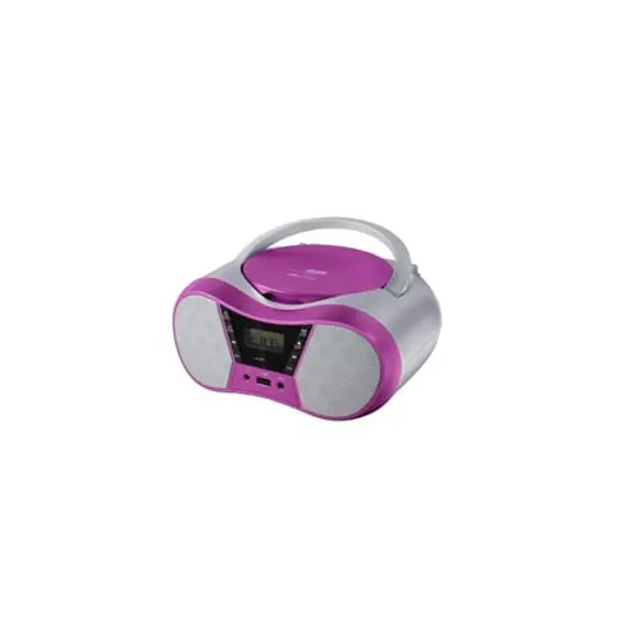 ELTRA Lila 2 prijenosni CD/MP3 boombox s Bluetoothom, USB-om i FM radiomELTRA Lila 2 prijenosni je stereo boombox koji objedinjuje CD i MP3 reproduktor, Bluetooth povezivanje, USB čitač i digitalni FM