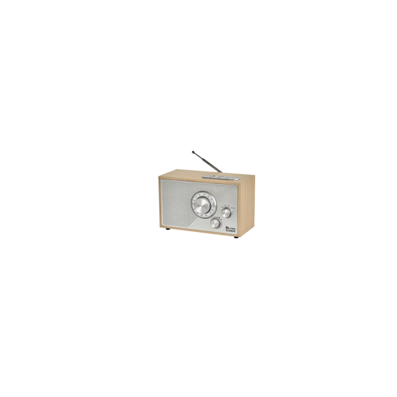 ELTRA SŁOWIK USB/BT Radio – FM/LW Radio, Bluetooth, USB, microSD, Retro Drveno Kućište