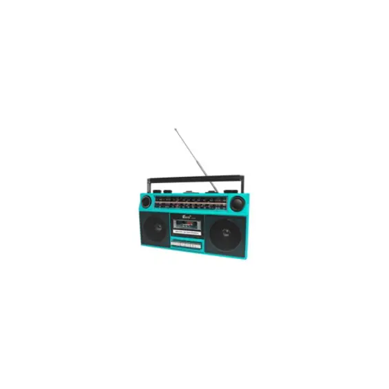 EPE FP-830 Old Style prijenosni retro radio s kasetofonom, Bluetoothom i USB-om – zeleni