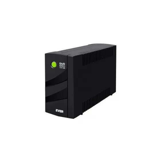 EVER DUO 550 AVR USB UPS – 550 VA / 330 W, Line-Interactive, AVR, USB i Cold Start