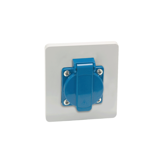 Famatel Utičnica zidna, schuko, 16A, 250V, 1x2P+TTL, IP54 - 3915