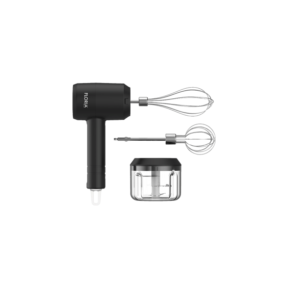 Floria Mikser sa posudom, 3u1, punjivi, 800mAh, 20W - ZLN2772