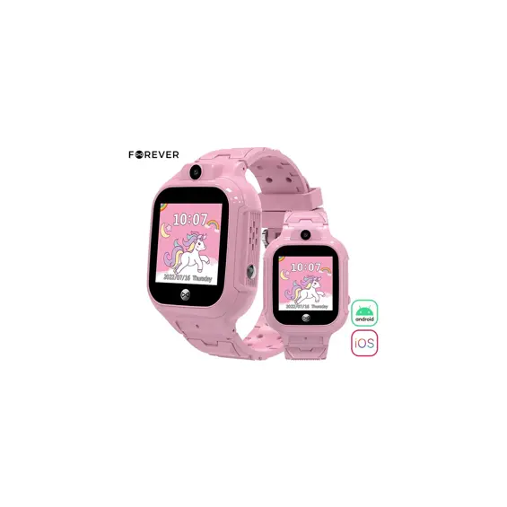 Forever Kids See Me! 3 KW-320 dječji pametni sat 4G GPS, rozi