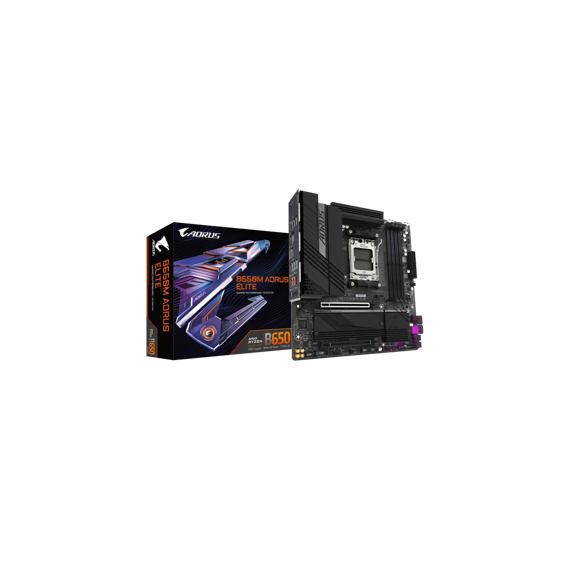 GIGABYTE B650M AORUS ELITE, DDR5, SATA3, USB3.2Gen2x2, DP, 2.5GbE, AM5 mATX