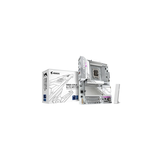 GIGABYTE B860 AORUS ELITE WF7 ICE, DDR5, SATA3, USB4, DP, Wi-Fi 7, LGA1851 ATX