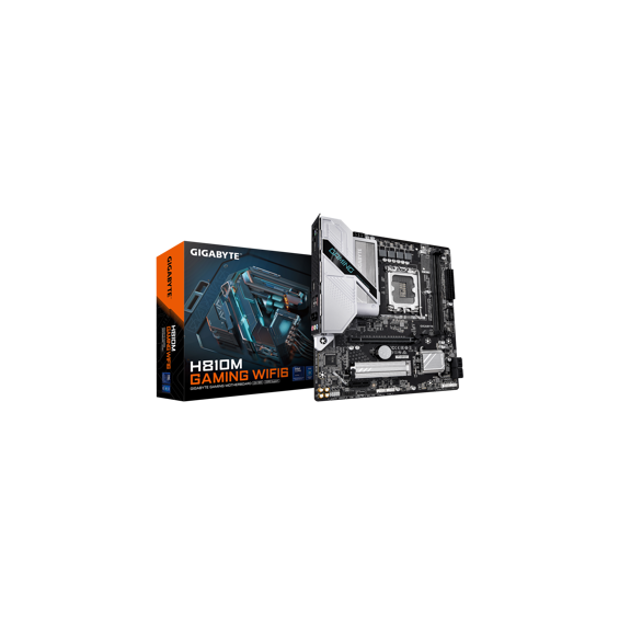 GIGABYTE H810M GAMING WIFI6, DDR5, SATA3, DP, USB3.2Gen1, Wi-Fi 6, LGA1851 mATX