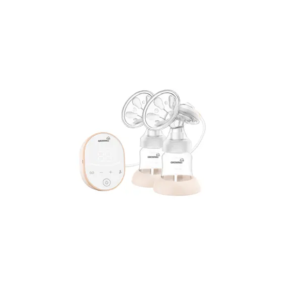 Grownsy Double Breast Pump Pink dvostruka električna izdajalica za mlijeko