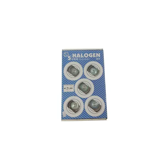 Halogeni Set 5*20 12 V KROM MAT