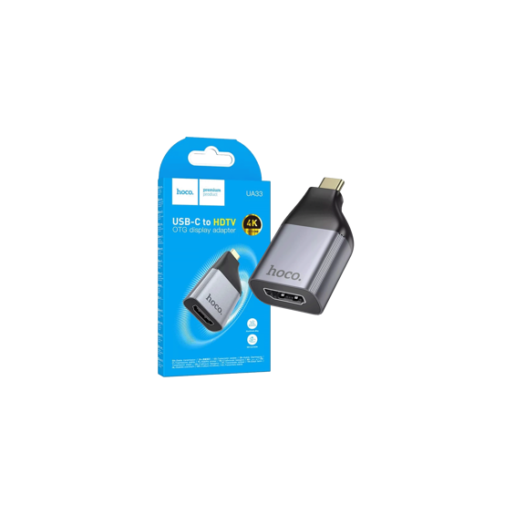 hoco. Adapter USB type C na HDMI, 4K - UA33