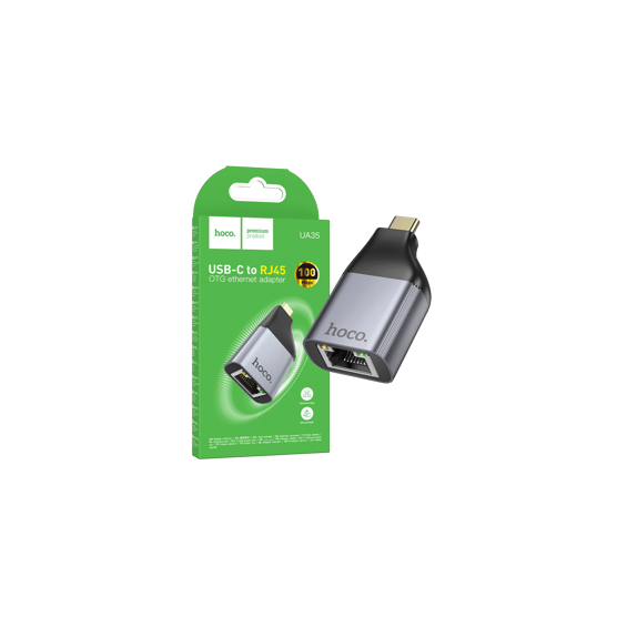 hoco. Adapter USB type C na LAN - UA35