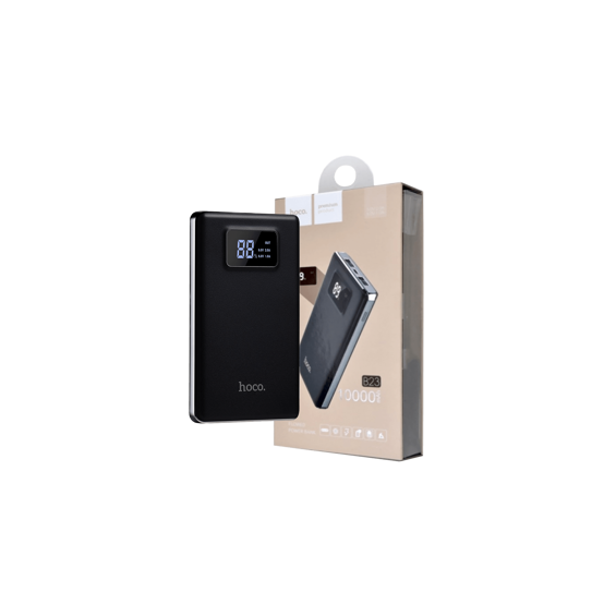 hoco. Punjač prijenosni za mobitele, 10000 mAh, 1 A/2.0 A, display - B23 Flowed Power Bank