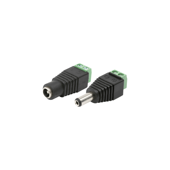 home DC konektor, set, 12 V DC / 3 A - DC 2CS