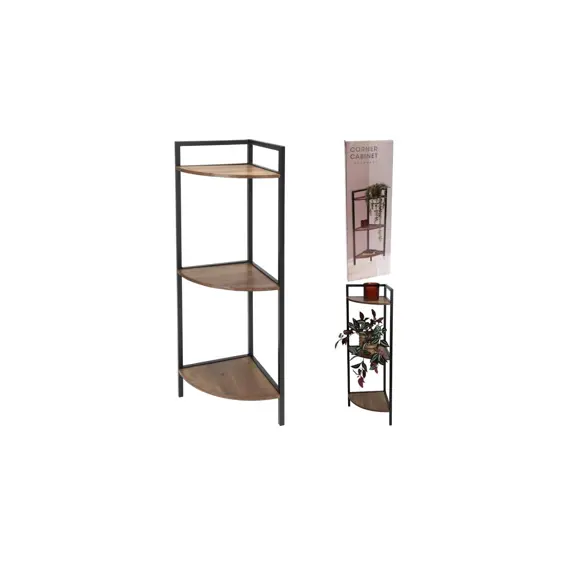 Home Styling Collection kutna polica s 3 razine 23,5 × 23,5 × 76 cm