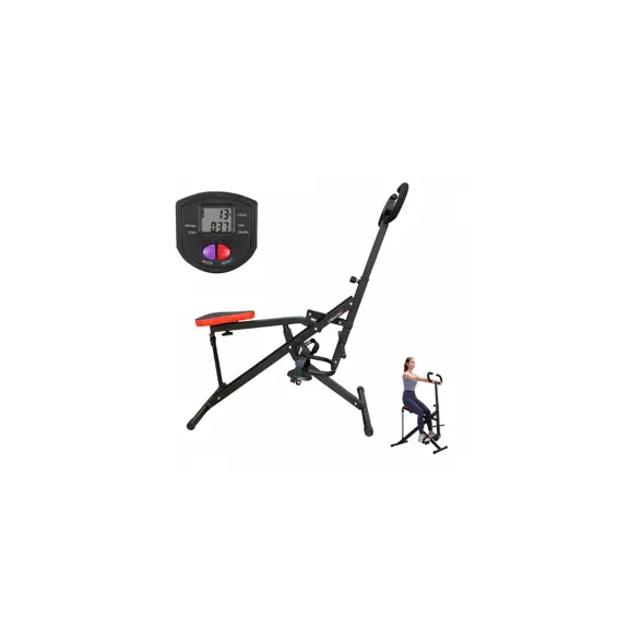 I-Kracht KT-00131 Total Fitness Crunch sprava za vježbanje s digitalnim zaslonom – srebrna