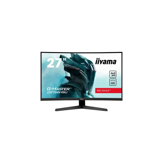 iiyama G-Master G2766HSU-B1 Red Eagle 27" zakrivljeni Gaming Monitor, Full HD (1080p), 165Hz, 1ms VA Panel, FreeSync Premium 