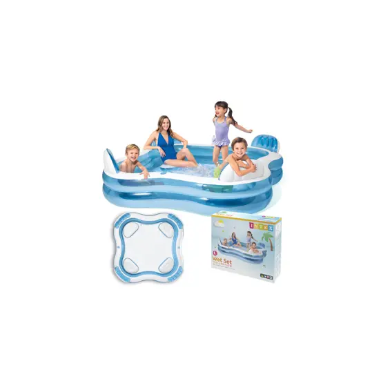 Intex 56475NP bazen na napuhavanje sa sjedalima 229x229 cm