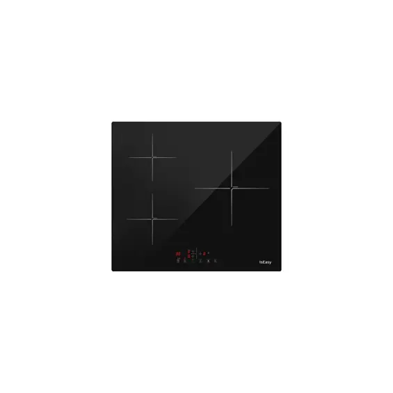 IsEasy LI3-17 – Ugradbena indukcijska ploča za kuhanje s 3 zone, 5600 W, Booster funkcija, 9 razina snage, 60 cm, crna