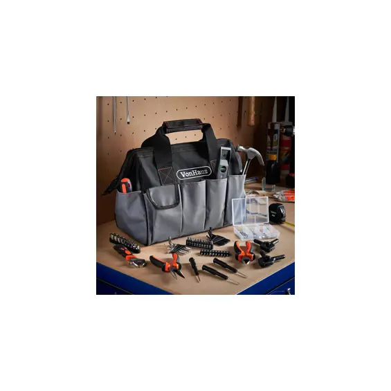 j VonHaus 15/251-Torba i set ručnih alata od 92 dijela