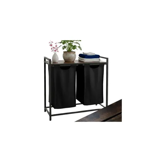 kosara-za-rublje-s-policom-i-2-odjeljka-92-l-loft-crna-hrast-93688-kx3097.webp