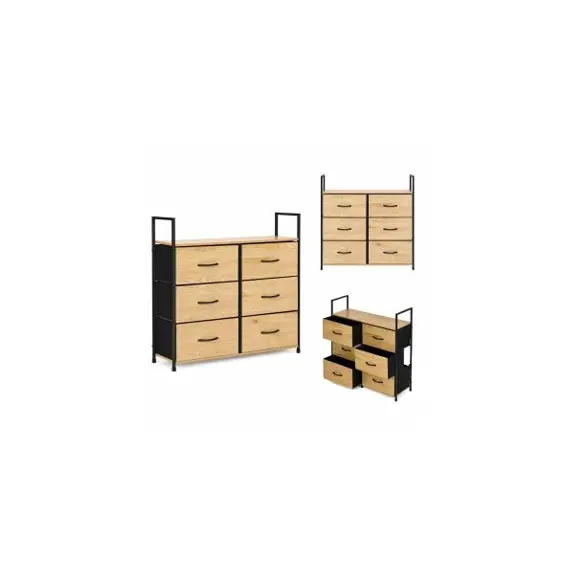 modernhome-gic-c105-19-komoda-sa-6-platnenih-ladica-metalni--67129-gic-c105-19.webp