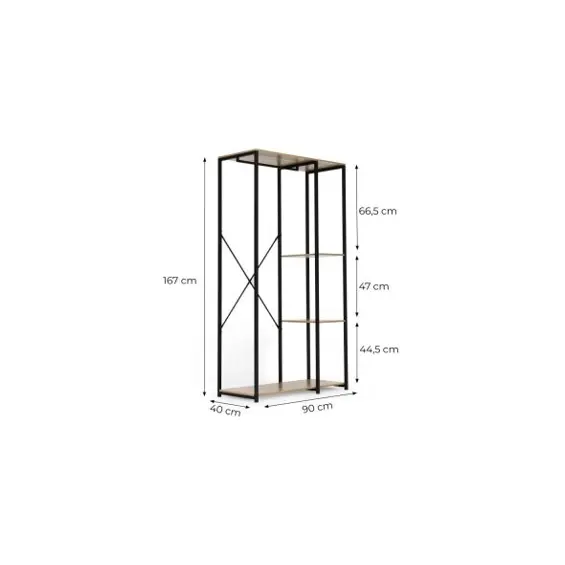 modernhome-gic-hs901d-15-samostojeci-stalak-za-odjecu-s-poli-93099-gic-hs901d-15.webp