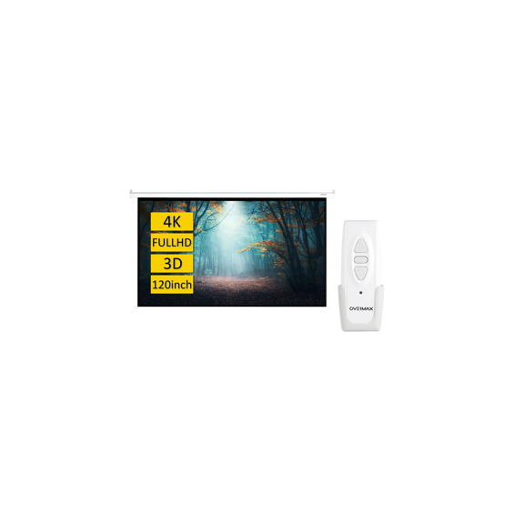 Overmax Platno za projektor sa motorom, 120", 266 x 149 cm - OV-Automatic Screen 120