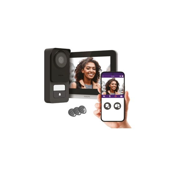 Philips Video interfon7", set, WelcomeEye Connect 3