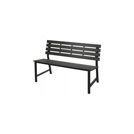 ProGarden Portals vrtna klupa za dvije osobe 125 × 60 × 81 cm – metal i Polywood
