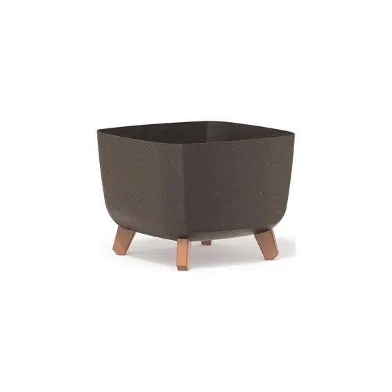 Prosperplast Gracia Square Eco Wood tegla za cvijeće 29 cm – Coffee