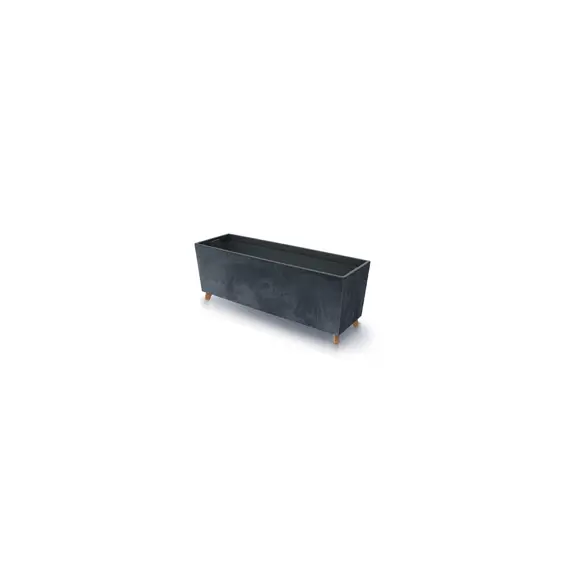 Prosperplast Urbi Case Beton Effect DUC800NE žardinjera s umetkom i nogicama 77 cm – antracit
