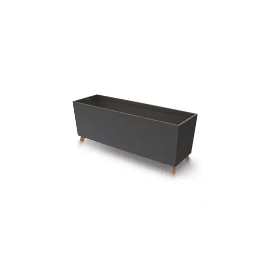 Prosperplast Urbi Case DUC800N žardinjera s umetkom i nogicama 77 cm – antracit