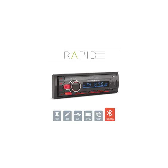 "Rapid", Auto MP3 Player s Bluetoothom, FM RDS tunerom, USB, SD/MMC čitačem i AUX ulazom, 4x50W