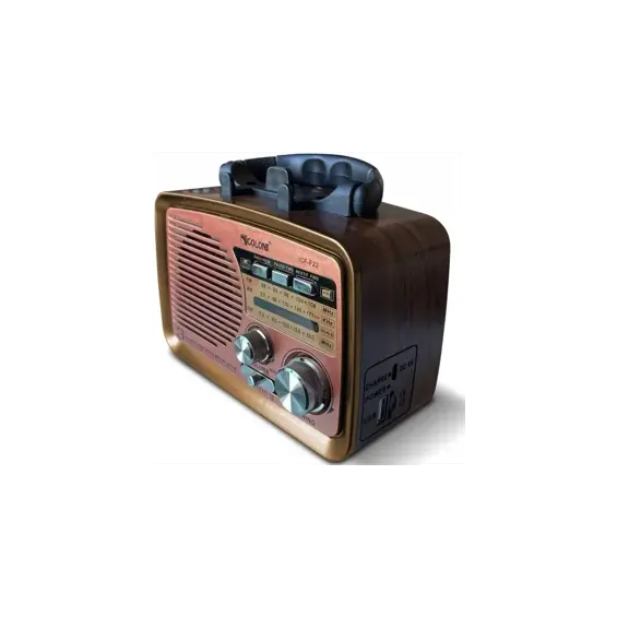 Retoo Retro Prijenosni Radio – AM/FM/SW, USB, SD, Vintage Dizajn