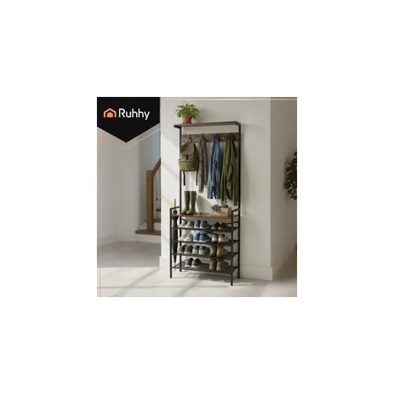 ruhhy-27038-stalak-za-cipele-79-cm-metalni-organizer-s-drven-92270-00027035.webp