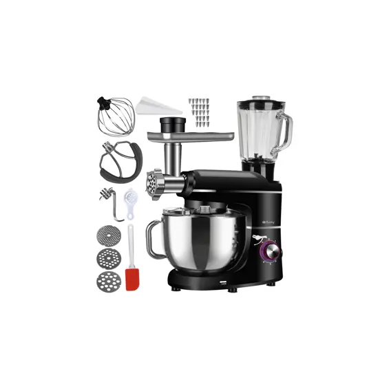 RUHHY kuhinjski robot 1500W 3u1 – mikser, blender i mašina za meso, posuda 6.2L