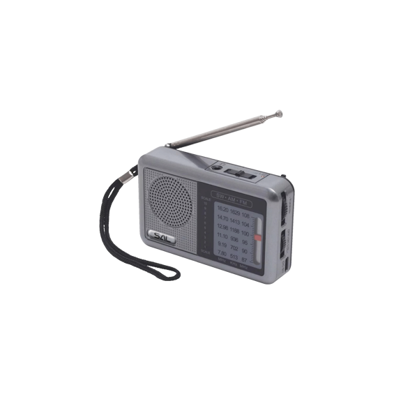 SAL Radio prijemnik, AM / FM / SW, Li-ion 18650 baterija - RPC6CH