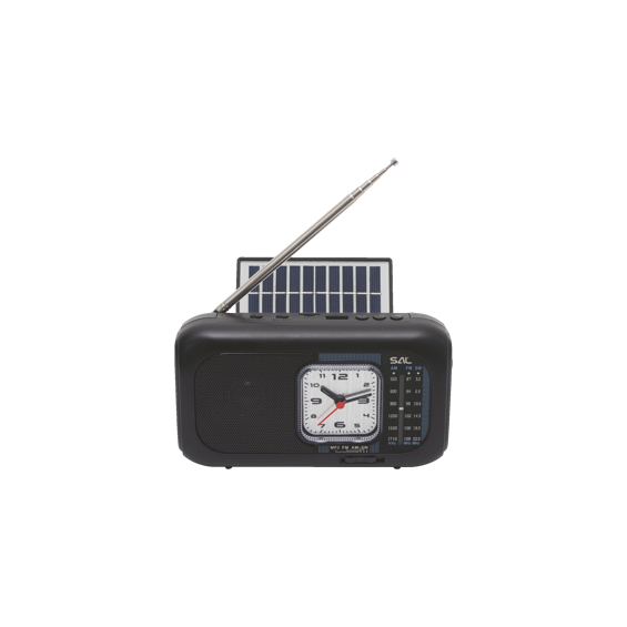 SAL Radio prijemnik sa solarnim napajanjem, FM-AM-SW, Bluetooth - RPH3