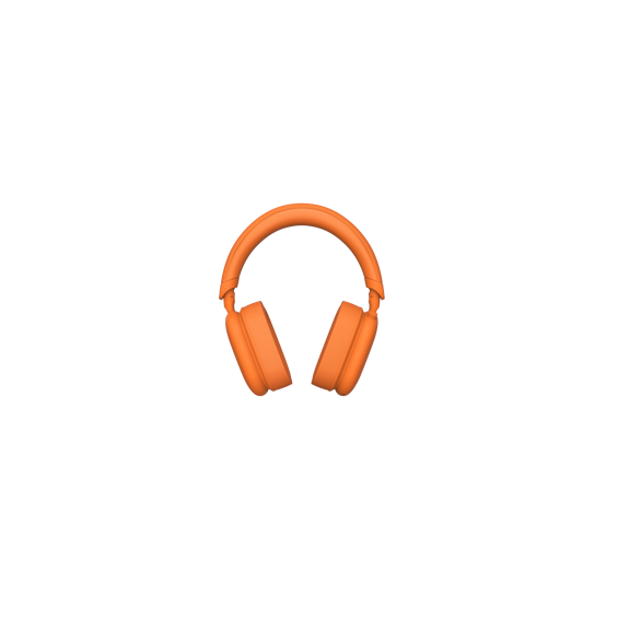 Slušalice Adda Collins HP-004-CO, AdPods Max, naglavne, ANC, Bluetooth 6.0, cosmic orange