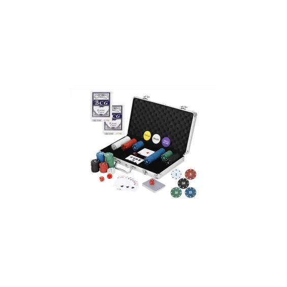 Springos KG0022 poker set s čipovima i kartama