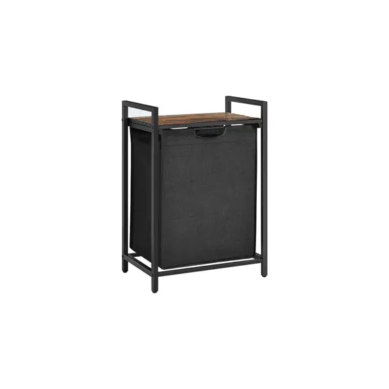 VASAGLE BLH101B01 – Koš za rublje s policom i izvlačivom vrećom