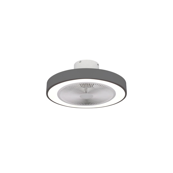 Ventilator stropni Estia HaloFlow 50cm 15wMOT/45wLED sivi + dalj. 06-30162