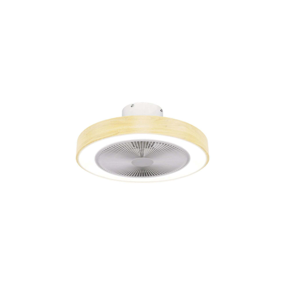 Ventilator stropni Estia HaloFlow 50cm 15wMOT/45wLED wood + dalj. 06-30179